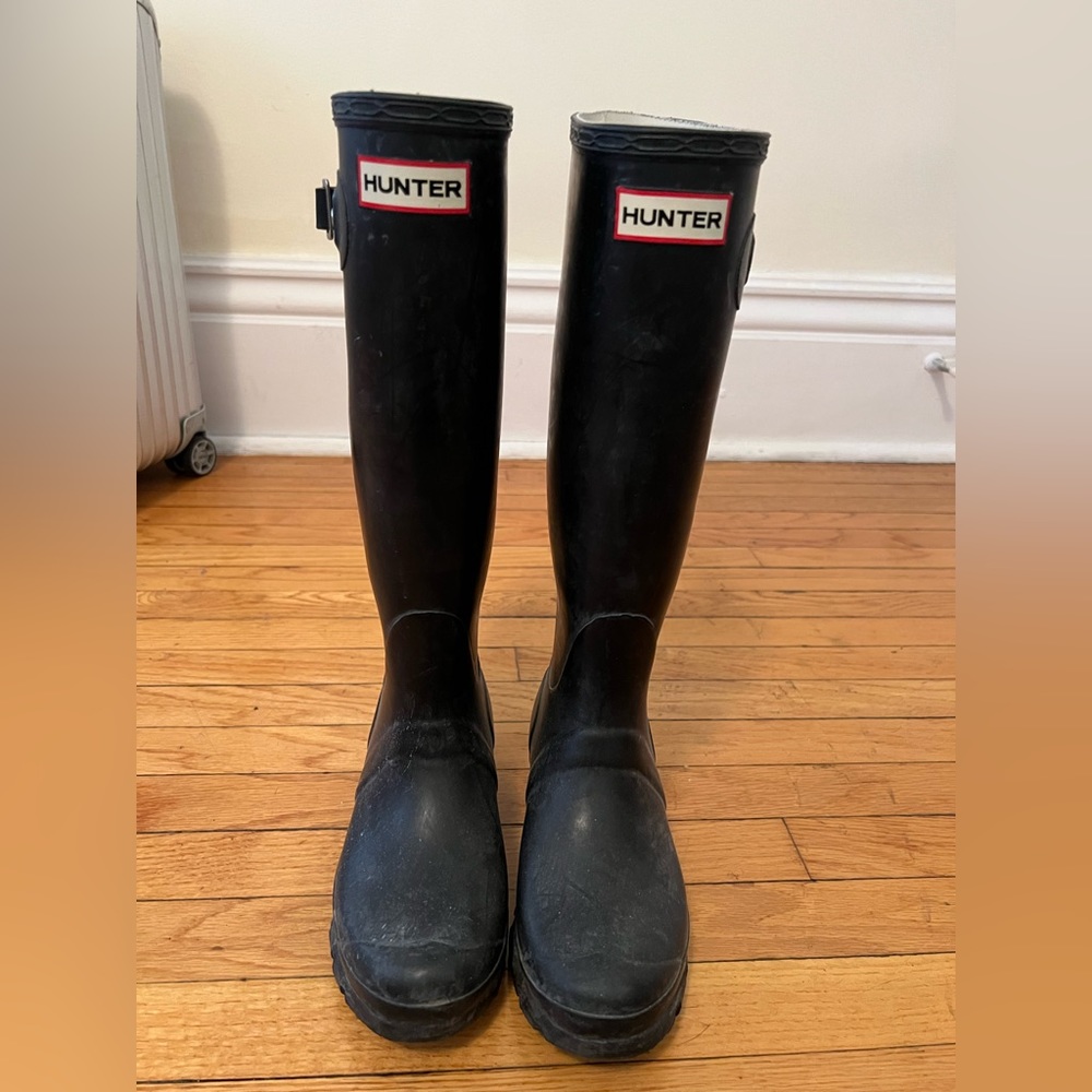 Hunter waterproof rain boots